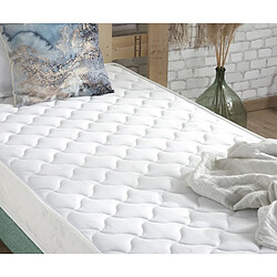 Idliterie Ensemble Matelas Ressorts Fermes biconiques SPECTRE + Sommier Made in France pas cher