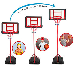 Avis Bumber Panier de basket sur Pied Evolutif DENVER hauteur réglable de 1.05m à 1.65m Ballon et Pompe inclus