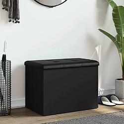 Avis Maison Chic Banc de rangement | Meuble de rangement d'Entrée | Coffres d'Intérieur noir 62x42x45 cm bois d'ingénierie -MN76883