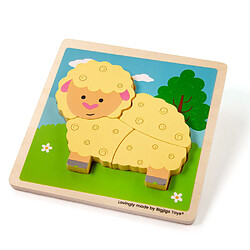 Bigjigs Toys Gros puzzle à soulever - Mouton