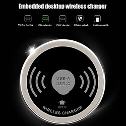 Universal Chargeur sans fil Qi rapide 15W 10W 7.5W Chargeur rapide 3.0 Chargeur intégré | Chargeur sans fil pour Samsung Galaxy