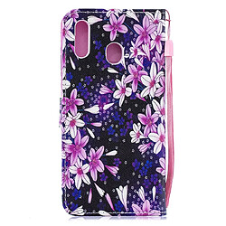 Avis Wewoo Housse Coque Étui en cuir avec rabat horizontal Lily pour Galaxy M20avec porte-cartes et