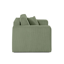 Bestmobilier Topaze - fauteuil - en velours côtelé