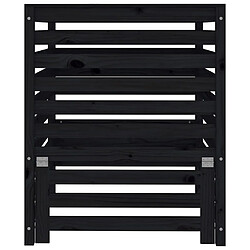 Acheter vidaXL Composteur Noir 82,5x82,5x99,5 cm Bois massif de pin