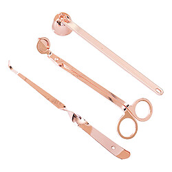 Bougie Extincteur Set Bougie Eteignoir Mèche Trimmer Dipper Or Rose