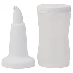 Materiel Chr Pro Bouteille verseuse de bar professionnelle 1,08 L - Blanche - Plastique100