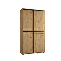 Abiks Meble Armoire Davos 10 À Portes Coulissantes 235,2/130/45 2 Portes