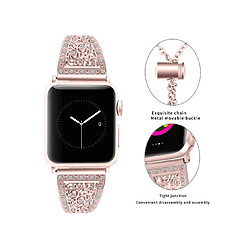 B12 Pink Watch Bracelets de rechange 42mm 44mmmmmmmfLower Metal Bracelet Brillant Bracelet Bracelet pour Apple Iwatch 7654321 SE