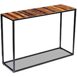 Maison Chic Table console | Meuble d'entrée | Table d'appoint Bois de récupération massif 110 x 35 x 76 cm -GKD70741