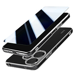 Avizar Coque pour Xiaomi Redmi 13 Souple avec Verre Trempé 9H Transparent