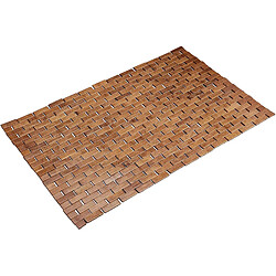 Helloshop26 Tapis en bambou 50 x 80cm sauna salle de bain WC marron 13_0002844