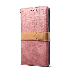 Wewoo Coque Fashion Étui de protection en cuir pour iphone xs max rose