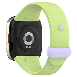 Bracelet pour Montre Connectée en Silicone-Boucle citron vert+violet-pour Redmi Watch3 Mi Watch Lite3