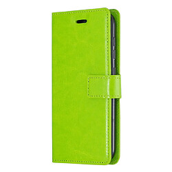 Avis Wewoo Housse Coque Etui à rabat horizontal pour Nokia 4.2 Crazy Horse Texture avec supportfentes cartesportefeuille et cadre photo Vert