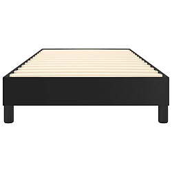 Acheter vidaXL Cadre de lit sans matelas noir 80x200 cm similicuir