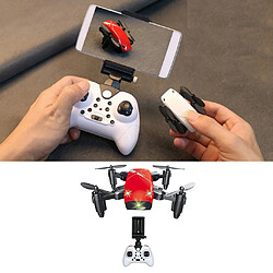 Mini Drone Quadricoptère De Poche Pliable Pour Enfants Débutants Rouge Avec Caméra