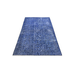 Vidal Tapis de laine 203x104 Bleu Ultra Vintage