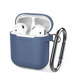 Etui Housse Coque de Protection en Silicone bleu pour boitier airpod - Visiodirect -