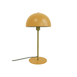 LEITMOTIV Lampe à poser design métal Bonnet - H. 39 cm - Jaune curry Leitmotiv - Lampe à poser design métal Bonnet - H. 39 cm - Jaune curry - Design