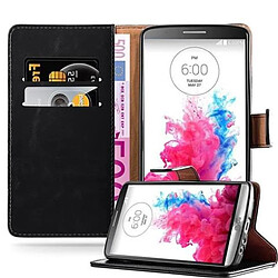 Cadorabo Coque LG G3 Etui en Noir