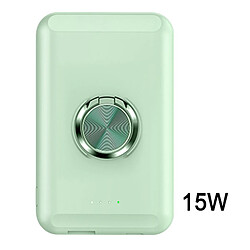 Acheter Banque De Puissance De Chargeur Magnétique Ultra Mince 15W Pour IPhone 12 Mini Magsafe Green