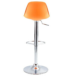 Lot de 2 Tabourets de Bar Orange KosyForm pas cher