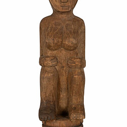 Acheter BigBuy Home Figurine Décorative Naturel Africain 14 x 14 x 88,5 cm