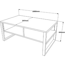 Avis Hanah Home Table basse en aggloméré Cassy.