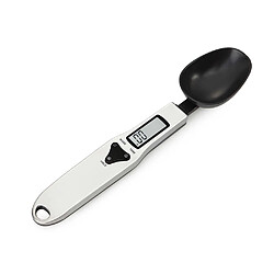 Universal Cuillère de mesure électrique, balance alimentaire multifonctionnelle et écran LED pour la préparation d'aliments de cuisine, 0,1G/500g(Le noir)