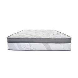 Mes Matelas ressorts ensachés + mousse HR 140x200 cm - RELAX