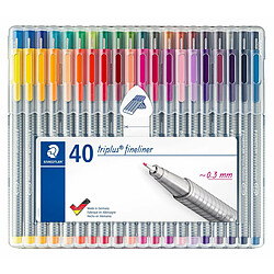 Ensemble de Marqueurs Staedtler Triplus Fineliner 334 SB40