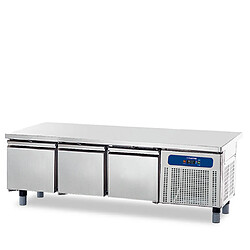 VIRTUS GROUP Soubassement Réfrigéré avec 3 Tiroirs 1/1 pour Appareils de Cuisson 900, L1600 mm - Virtus