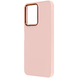 Avizar Coque pour Xiaomi Redmi 13C Rigide Contour Caméra Métallisé Rose Poudré