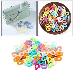 Avis 100 pièces C Clips Crochets C Chaîne Liens En Plastique Assorties Bonbons Pastel Couleur pour Enfants Enfants Filles Garçon DIY Bijoux faire Bracelet