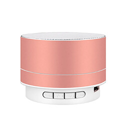 YP Select Lumières en métal Bluetooth haut-parleur téléphone portable Subwoofer Mini canon en acier -OR ROSE 