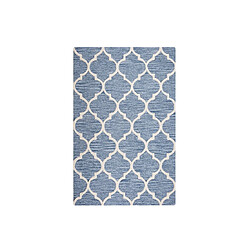 Acheter Beliani Tapis en laine bleu clair 140 x 200 cm YALOVA