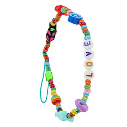 Avizar Bijou de Téléphone Bracelet 25cm Lovely Multicolore