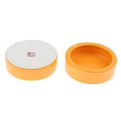 2pieces reptiles mangeoire en céramique bol alimentaire anti-évacuation plat pour lézard gecko orange rond l pas cher