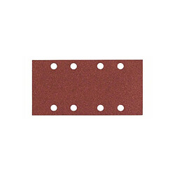 BOSCH 10 Feuilles abrasives C430 pour ponceuse vibrante - Expert bois et peinture - 93 x 186 mm - 8 Trous - Grain 40