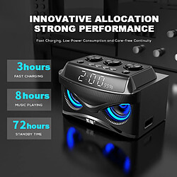 Avis Universal Subwoofer Sound Bluetooth Haut-parleur LED Afficher le haut-parleur sans fil de Owl Cool Owl Trois haut-parleurs Colonne de haut-parleur | Haut-parleurs portatifs (Noir)