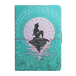 Etui en PU Impression de motifs avec support pliable Sirène pour votre Samsung Galaxy Tab A7 Lite 8.7 pouces T220/T225