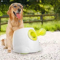 Lanceur de balle automatique interactif pour chiens, machine à lancer de balles de tennis pour chiens pour petite, moyenne grande taille, 3 balles incluses