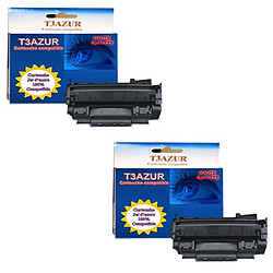 T3AZUR - 2 Toners génériques HP Q5949A / HP 49A