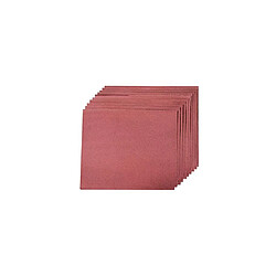 10 feuilles abrasives anti-encrassantes pour ponçage à main 230 x 280 mm Grains assortis - 696982 - Silverline