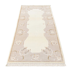 Avis Vidal Tapis de couloir en laine 203x84 beige Darya