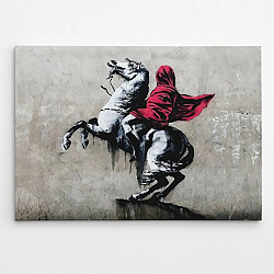 EPIKASA Impression sur Toile Banksy Le Napoléon voilé