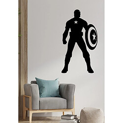 EPIKASA Décoration Murale en Métal Capitan America 2