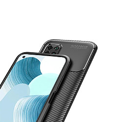 Wewoo Coque Pour Huawei Nova 6 SE Beetle Series TPU antichoc en fibre de carbone noir