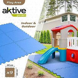 Avis Puzzle Enfant Aktive Bleu 9 Pièces Feuille de Mousse 50 x 0,4 x 50 cm (4 Unités)