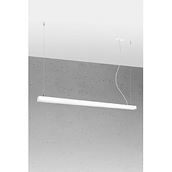 Luminaire Center Plafonnier LED intégré Pinne Acier blanc 1 ampoule 12,5cm